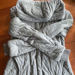 Bcbg hooded sweatshirt grey